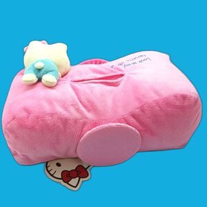 Hello Kitty sanrio plush tissue paper / Kleenex box cover